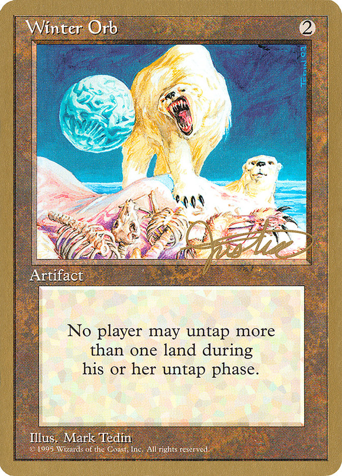Winter Orb (Mark Justice) [Pro Tour Collector Set] | Good Games Modbury