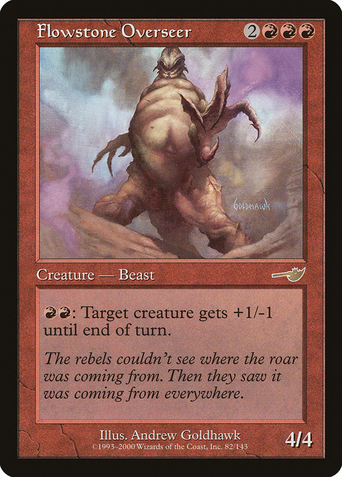 Flowstone Overseer 82/143 (Nemesis)  - Foil | Good Games Modbury
