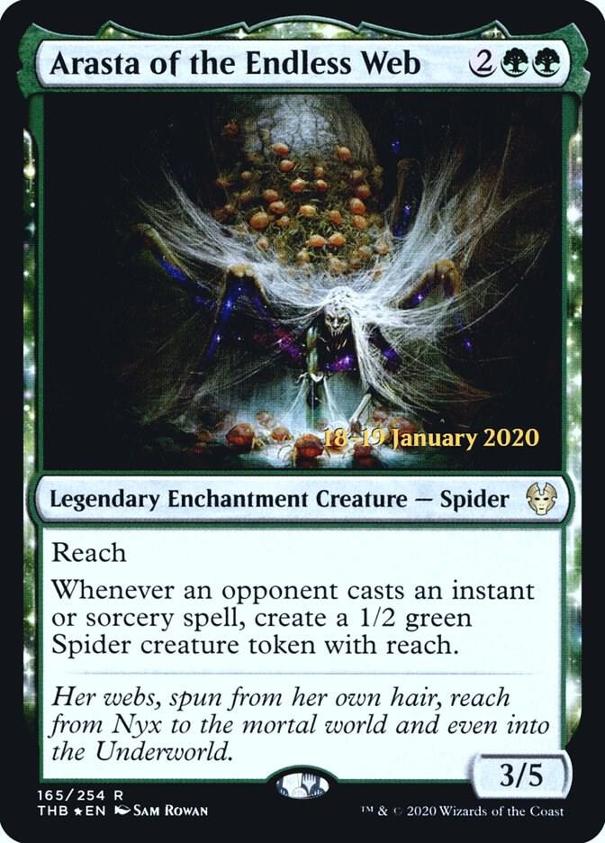 Arasta of the Endless Web 165s/137 (Prerelease Cards)  - PreRelease Foil | Good Games Modbury