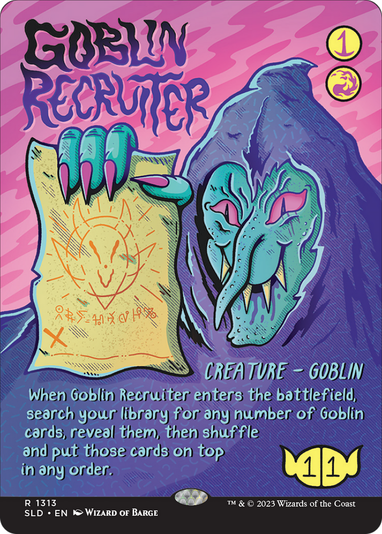 Goblin Recruiter (Rainbow Foil) [Secret Lair Drop Series] | Good Games Modbury