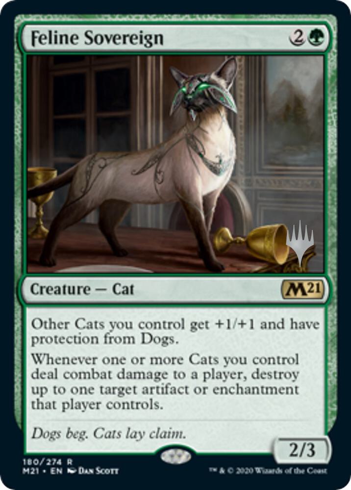 Feline Sovereign 180 (Promo Pack: Core Set 2021)  | Good Games Modbury