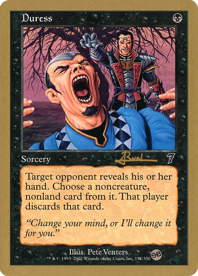 Duress (Antoine Ruel) (SB) [World Championship Decks 2001] | Good Games Modbury