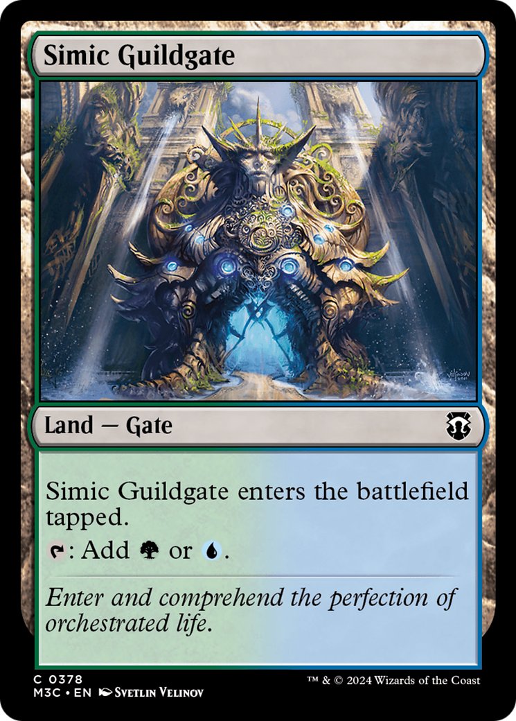 Simic Guildgate (Ripple Foil) [Modern Horizons 3 Commander] | Good Games Modbury