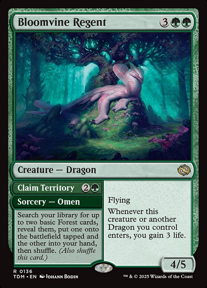 Bloomvine Regent // Claim Territory 136 (Tarkir: Dragonstorm)  | Good Games Modbury