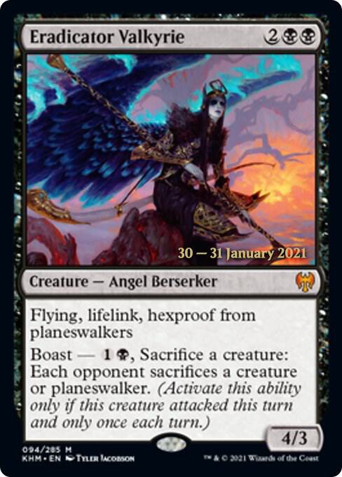 Eradicator Valkyrie 94s/1 (Prerelease Cards)  - Foil | Good Games Modbury