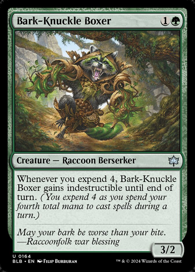 Bark-Knuckle Boxer 164/281 (Bloomburrow)  - Foil | Good Games Modbury