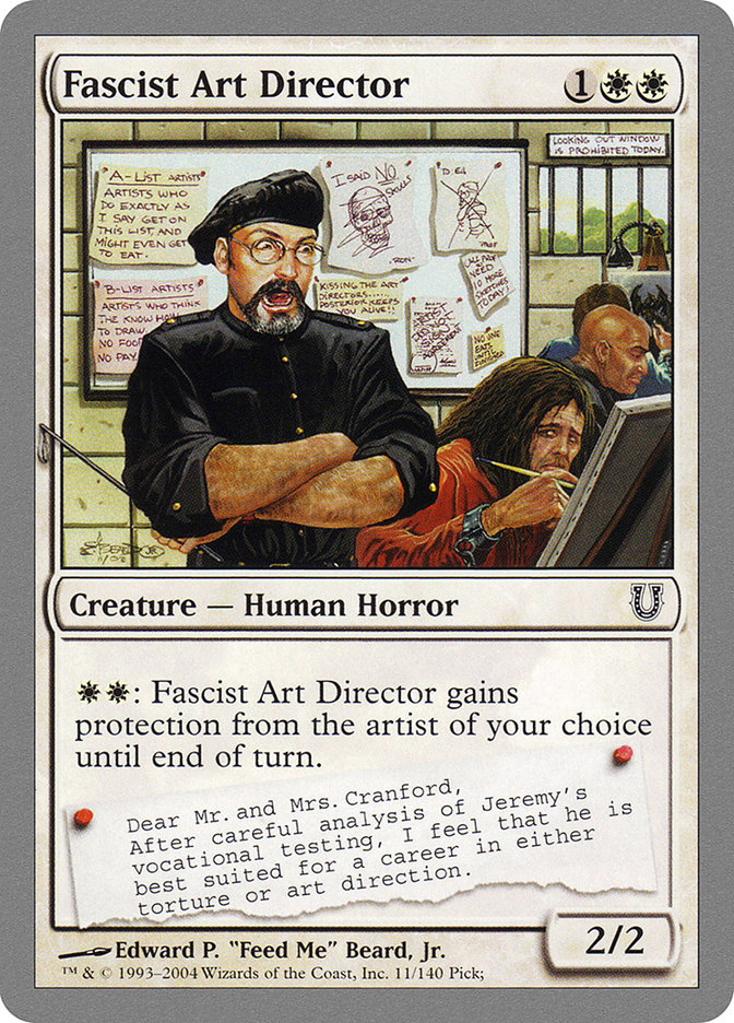 Fascist Art Director 11/140 (Unhinged)  | Good Games Modbury