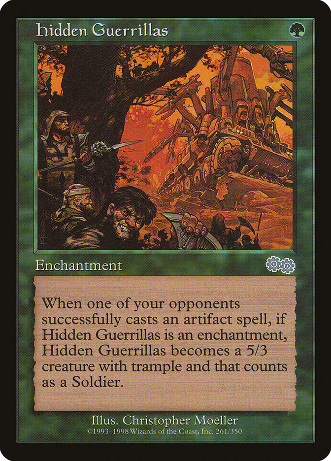 Hidden Guerrillas 261/350 (Urza's Saga)  | Good Games Modbury