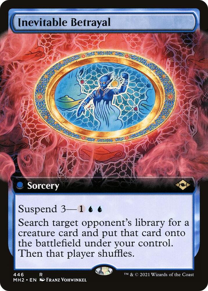 Inevitable Betrayal Extended Art 446 (Modern Horizons 2)  - Foil | Good Games Modbury