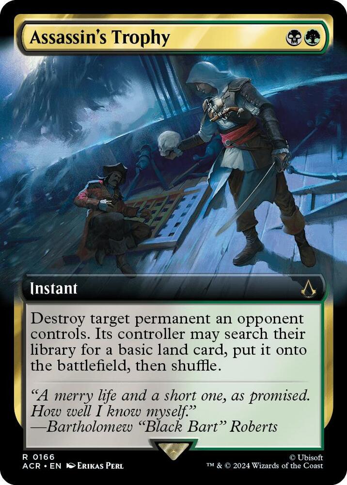 Assassin's Trophy 166/110 (Universes Beyond: Assassin's Creed)  - Extended Art Foil | Good Games Modbury