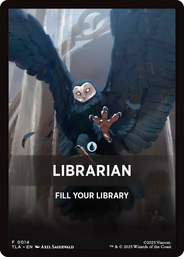 Librarian Theme Card [Avatar: The Last Airbender Tokens] | Good Games Modbury