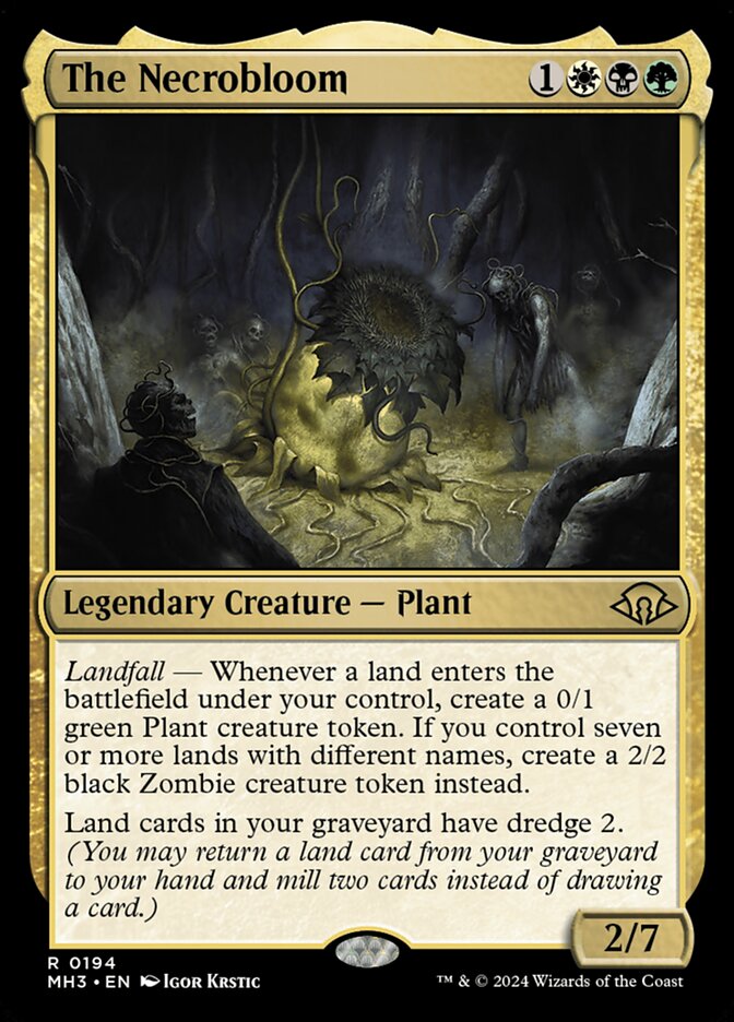 The Necrobloom 194/319 (Modern Horizons 3)  | Good Games Modbury