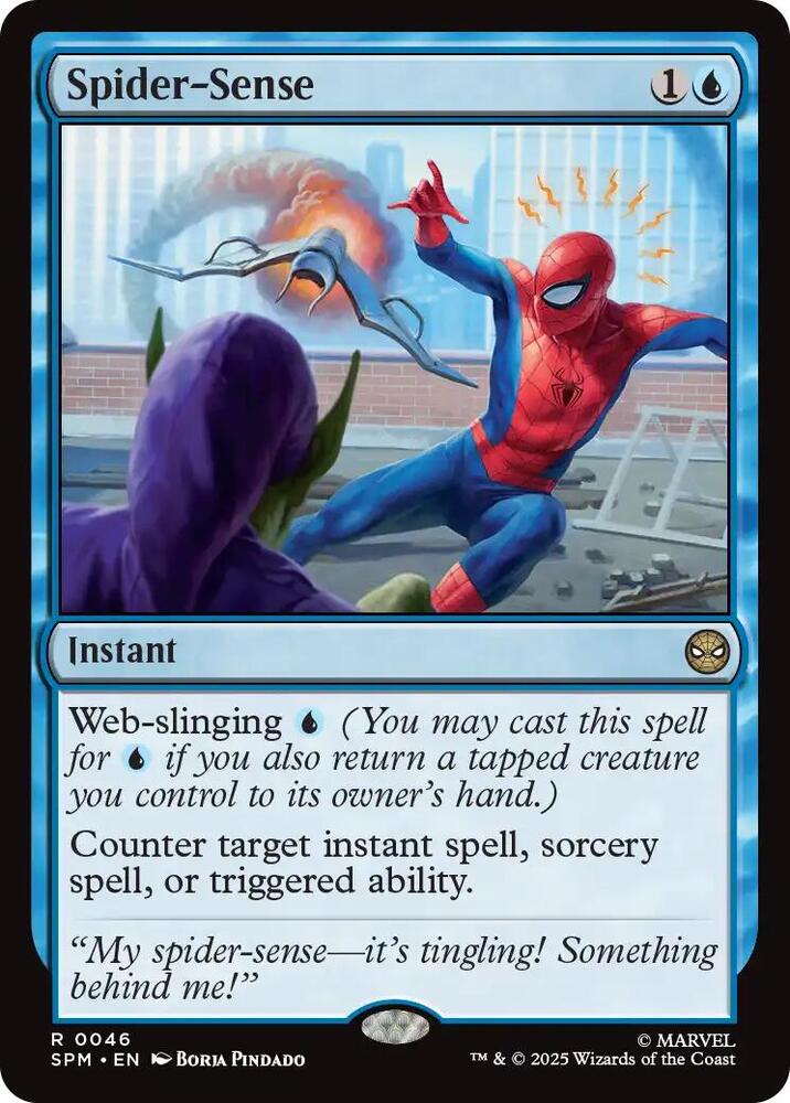 Spider-Sense 46/198 (Marvel's Spider-Man)  - Foil | Good Games Modbury