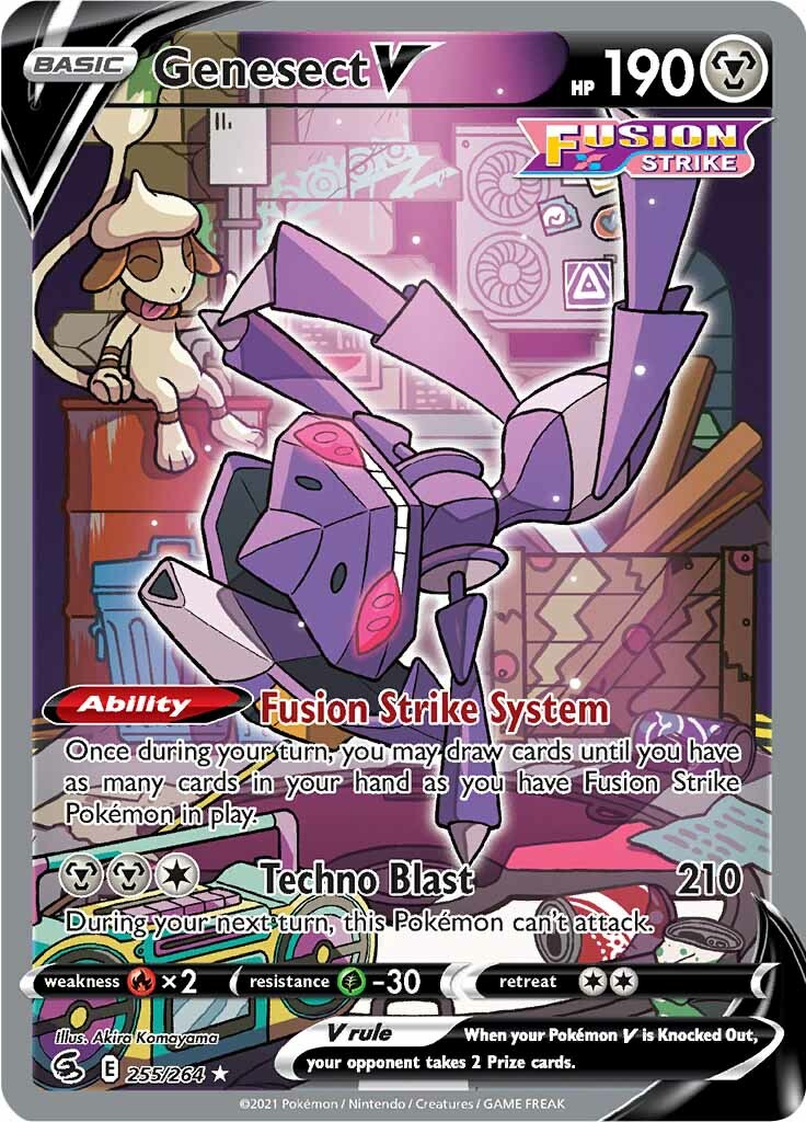 Genesect V (255/264) [Sword & Shield: Fusion Strike] | Good Games Modbury