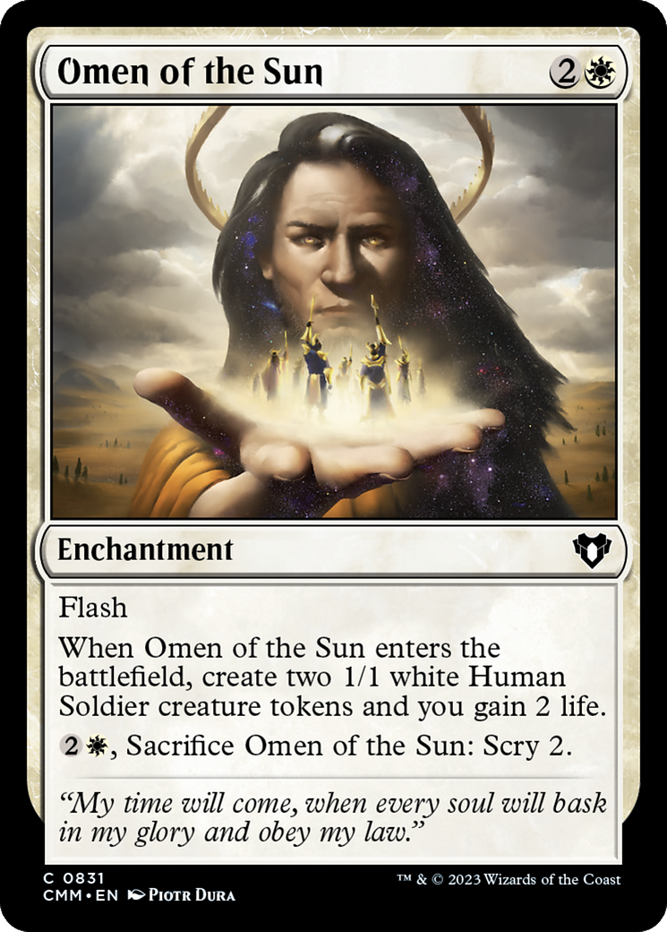 Omen of the Sun [Commander Masters] | Good Games Modbury