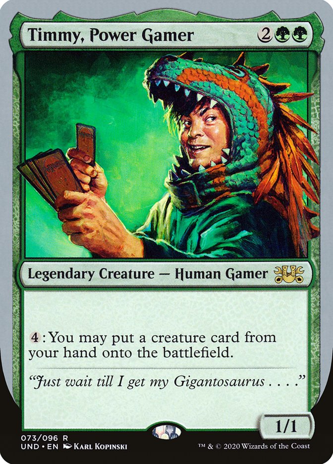 Timmy, Power Gamer 73/96 (Unsanctioned)  | Good Games Modbury