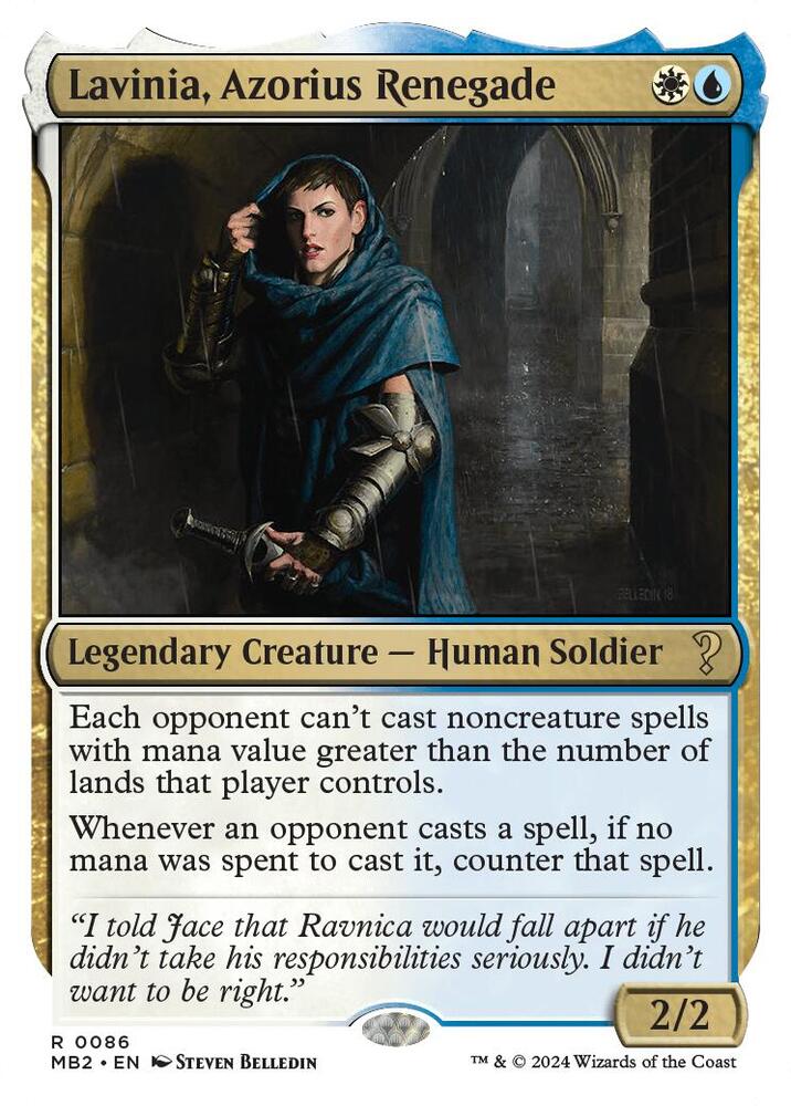 Lavinia, Azorius Renegade 86/390 (Mystery Booster 2)  | Good Games Modbury