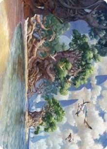 Yavimaya Coast Art Card 61 (Art Series: Dominaria United)  | Good Games Modbury