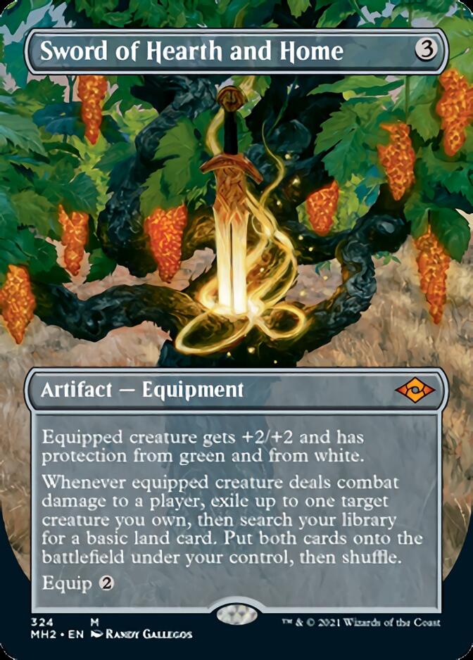 Sword of Hearth and Home (Borderless Alternate Art) [Modern Horizons 2] | Good Games Modbury