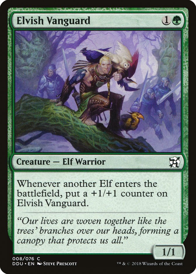 Elvish Vanguard 8/76 (Duel Decks: Elves vs. Inventors)  | Good Games Modbury
