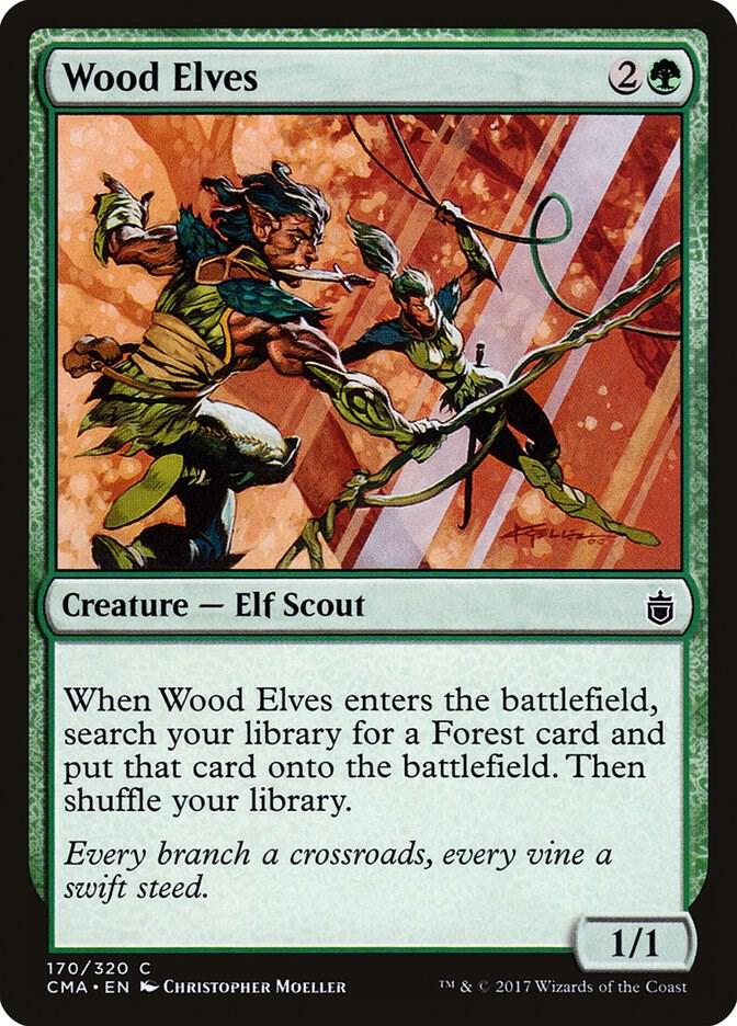 Wood Elves 170/320 (Commander Anthology)  | Good Games Modbury
