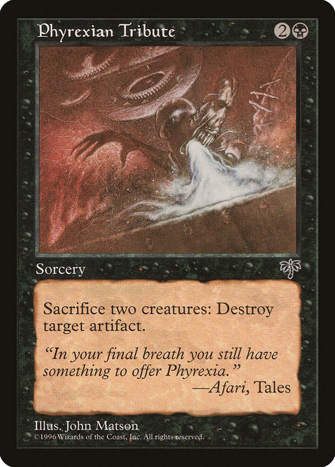 Phyrexian Tribute 134/350 (Mirage)  | Good Games Modbury