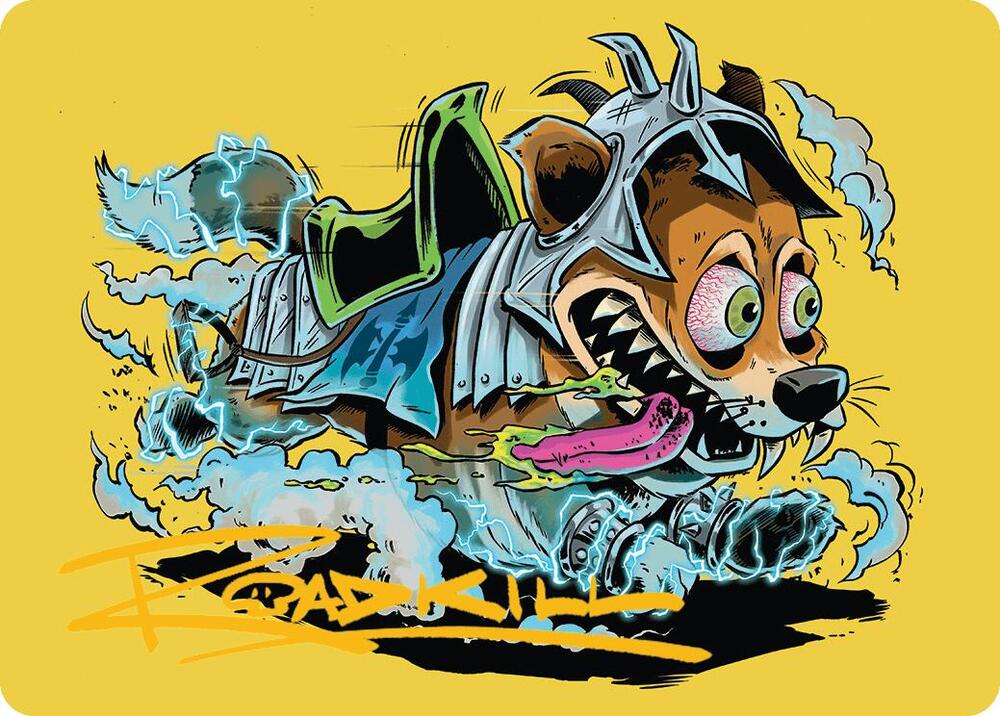 District Mascot Art Card 50 54 Gold Stamped Signature 50 (Art Series: Aetherdrift)  | Good Games Modbury