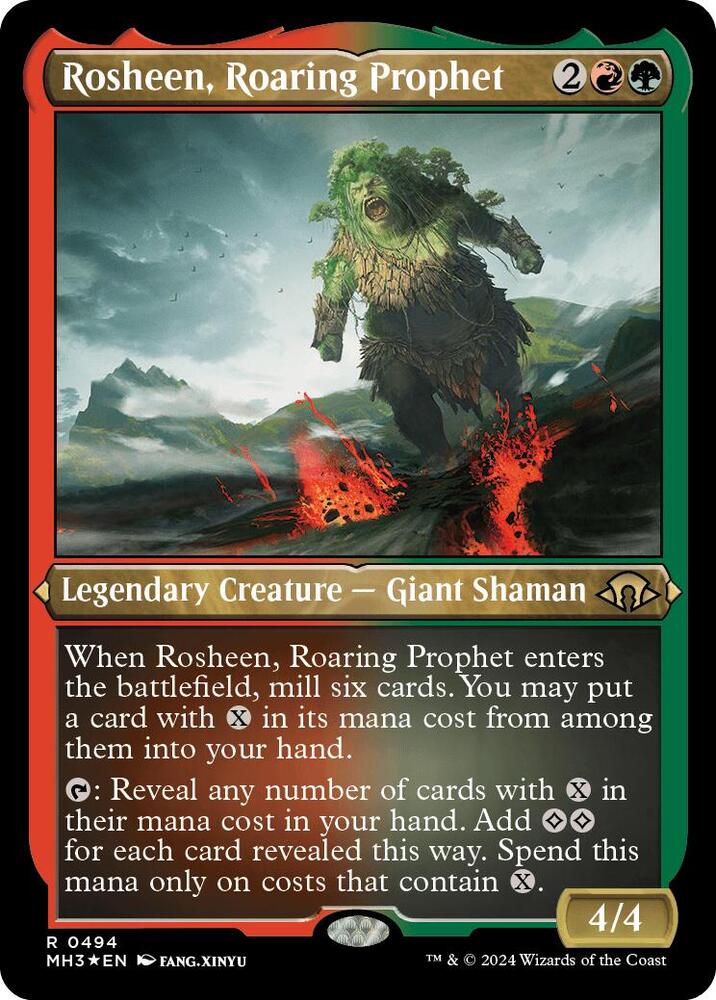 Rosheen, Roaring Prophet 494/319 (Modern Horizons 3)  - Etched Foil | Good Games Modbury