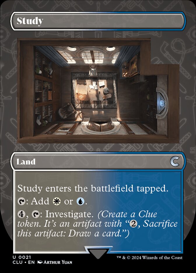 Study 21/284 (Ravnica: Clue Edition)  - Borderless | Good Games Modbury