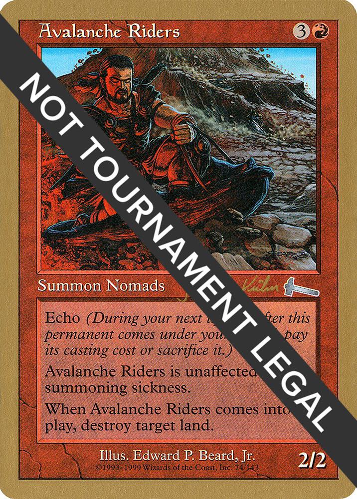 Avalanche Riders 2000 Janosch Kuhn ULG jk74/117 (World Championship Decks)  | Good Games Modbury