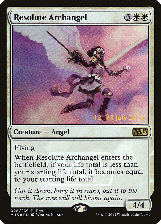 Resolute Archangel 28/14 (Prerelease Cards)  - Foil | Good Games Modbury