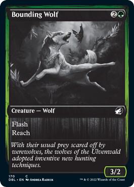 Bounding Wolf 170/534 (Innistrad: Double Feature)  - Foil | Good Games Modbury