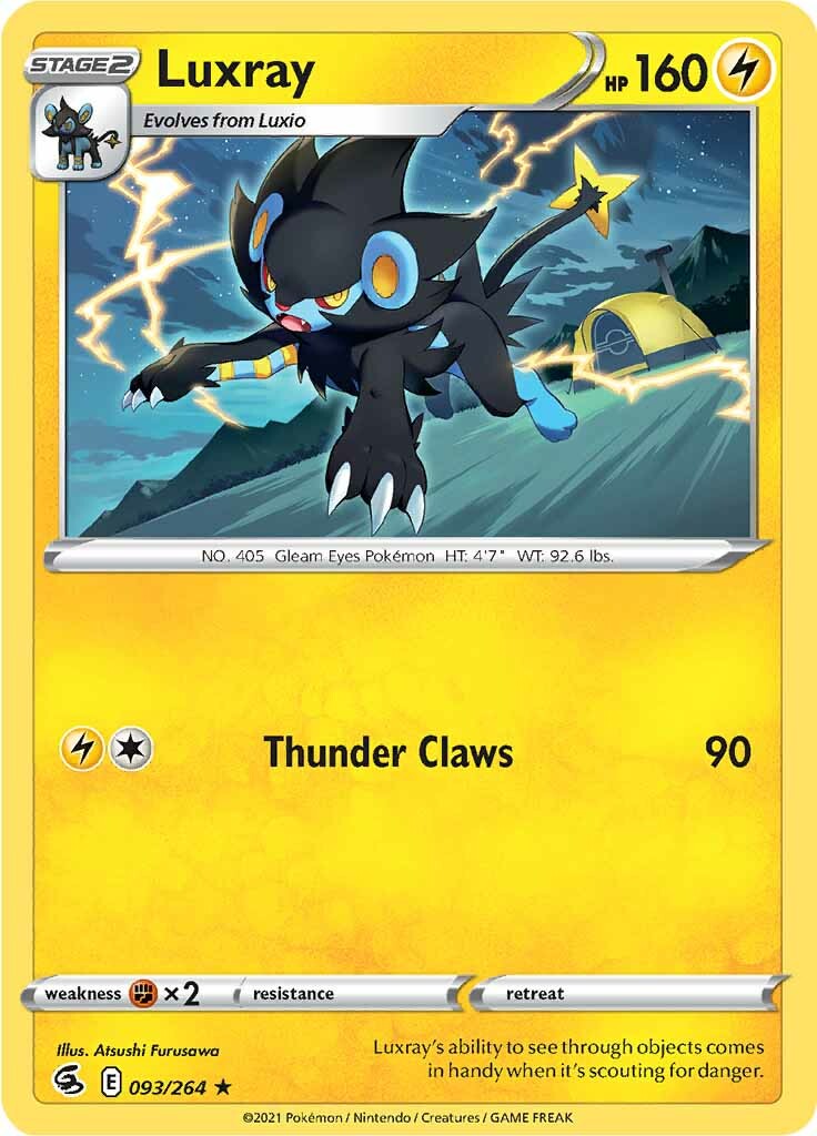 Luxray (093/264) [Sword & Shield: Fusion Strike] | Good Games Modbury