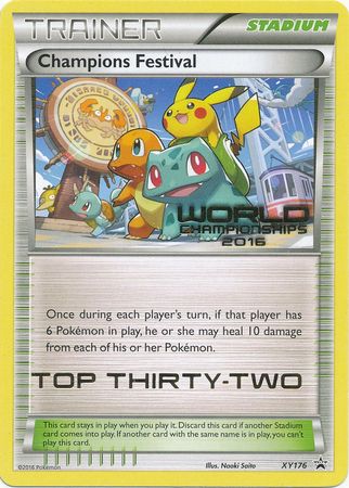 Champions Festival 2016 Top Thirty Two (XY176) [XY: Black Star Promos] | Good Games Modbury