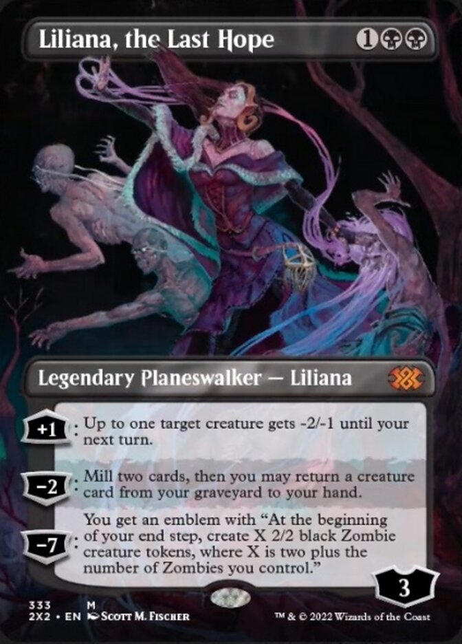 Liliana, the Last Hope (Borderless) [Double Masters 2022] | Good Games Modbury