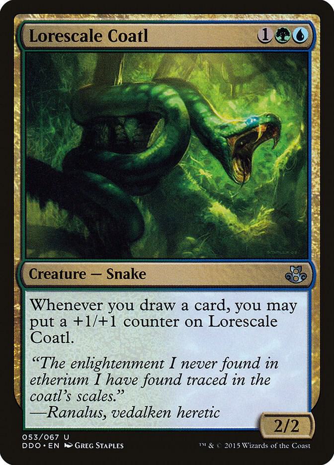Lorescale Coatl 53/67 (Duel Decks: Elspeth vs. Kiora)  | Good Games Modbury