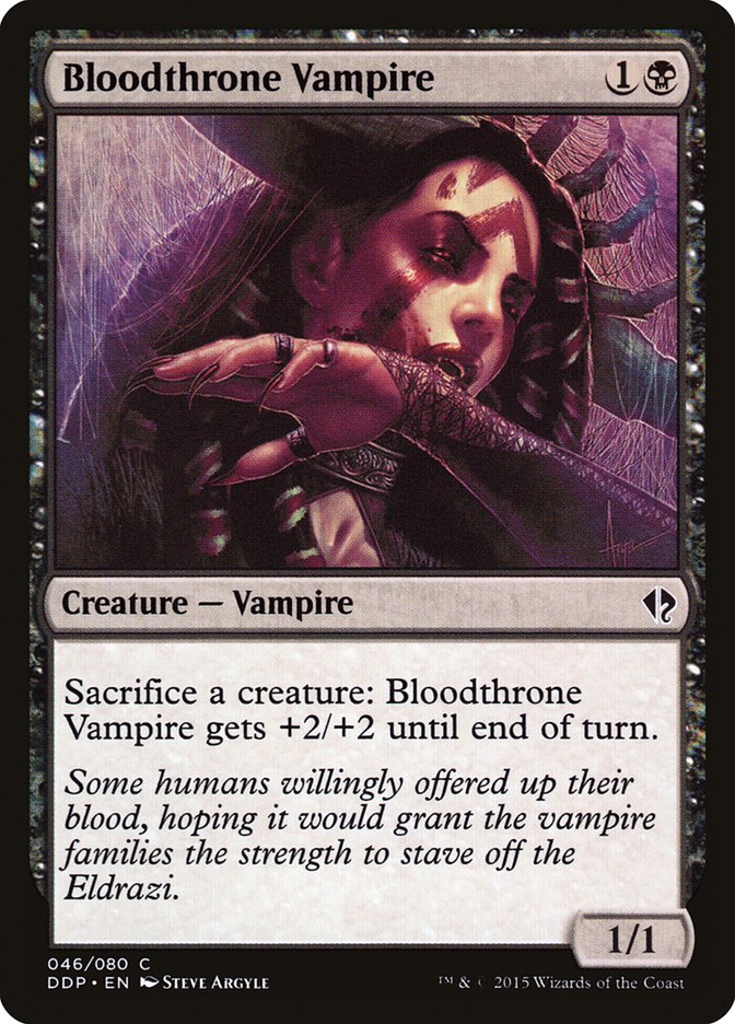 Bloodthrone Vampire 46/80 (Duel Decks: Zendikar vs. Eldrazi)  | Good Games Modbury