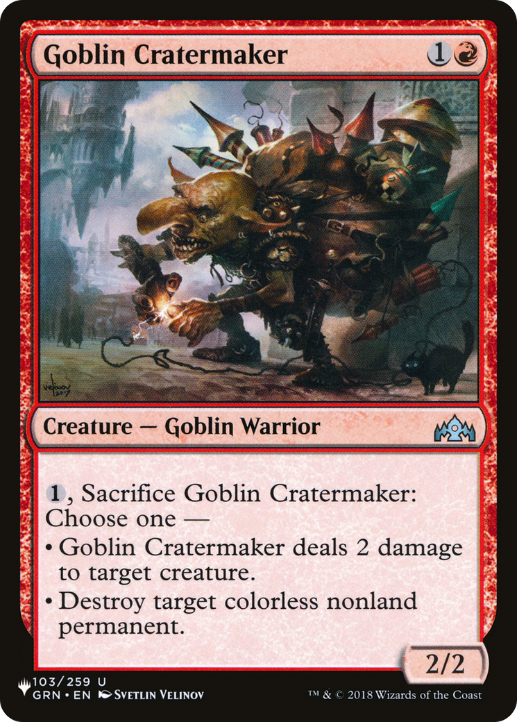 Goblin Cratermaker [The List Reprints] | Good Games Modbury