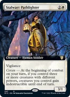 Stalwart Pathlighter Extended Art 47/38 (Commander: Innistrad: Midnight Hunt)  | Good Games Modbury