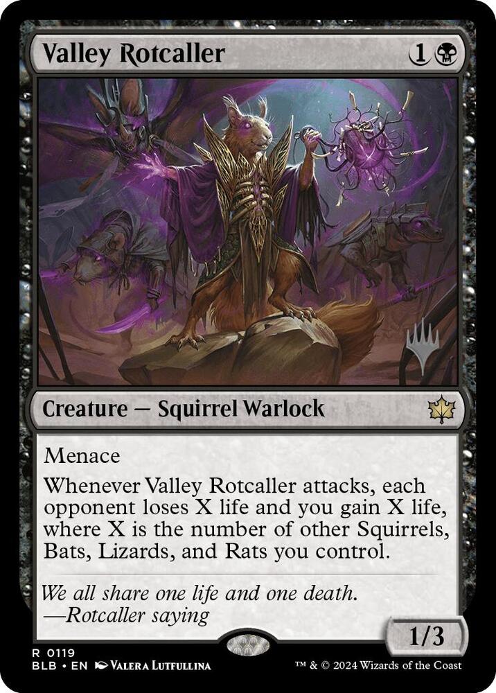 Valley Rotcaller 119 (Promo Pack: Bloomburrow)  - Foil | Good Games Modbury