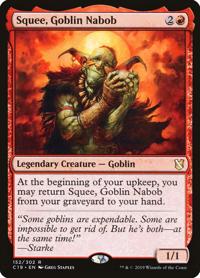 Squee, Goblin Nabob [Commander 2019] | Good Games Modbury