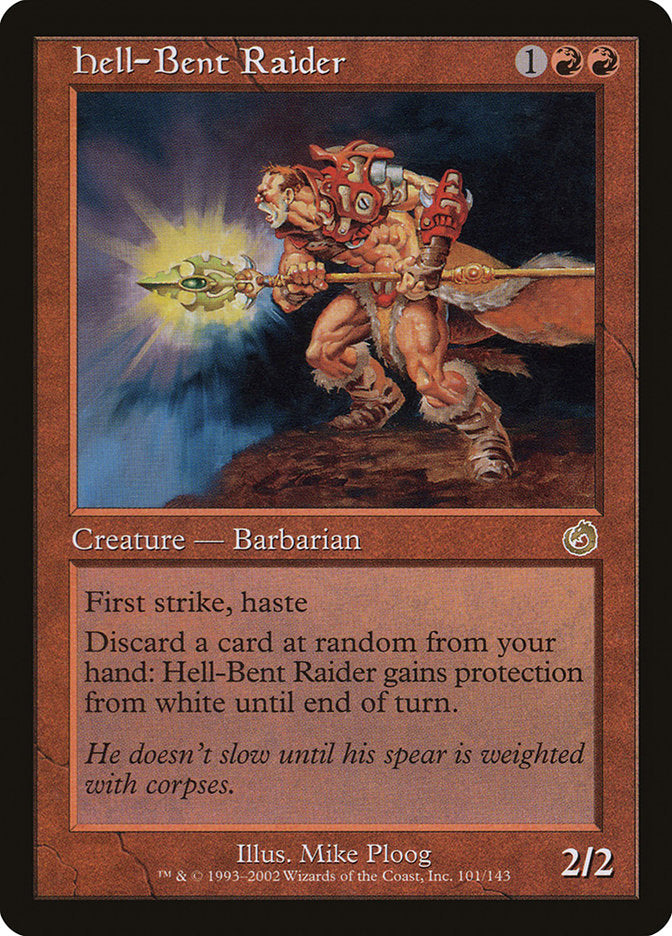 Hell-Bent Raider 101/143 (Torment)  - Foil | Good Games Modbury