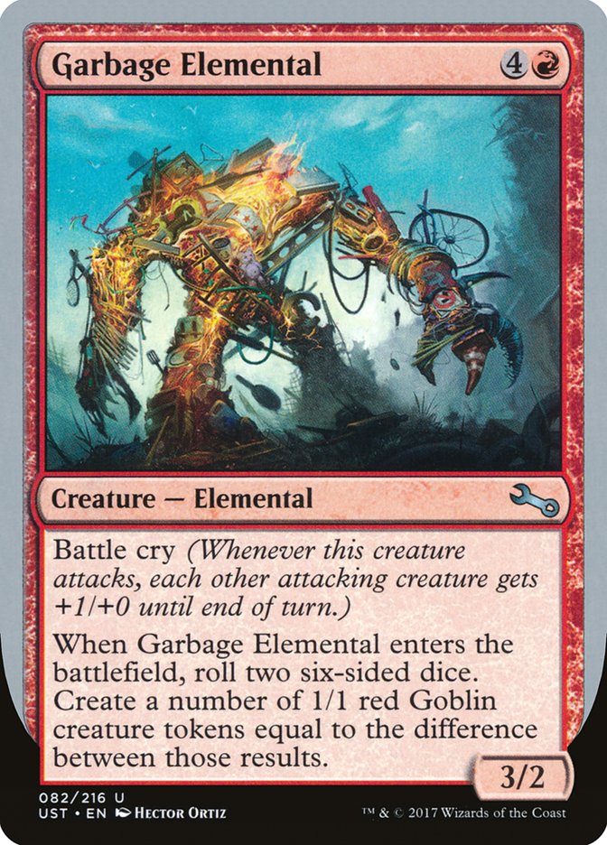 Garbage Elemental 82/216 (Unstable)  - Foil | Good Games Modbury