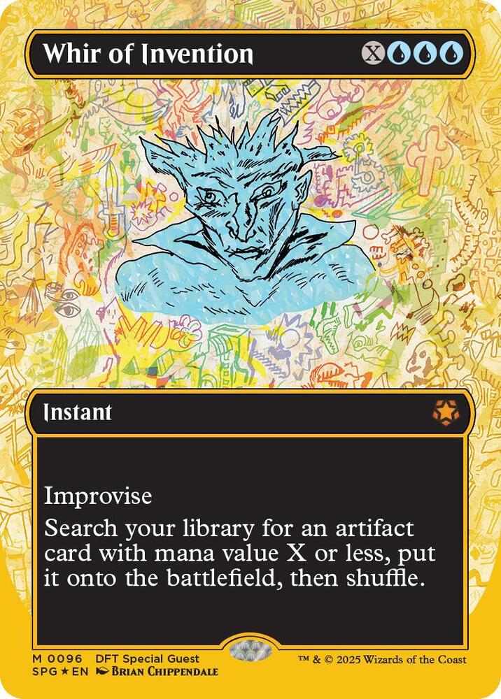 Whir of Invention 96/0 (Special Guests)  - Borderless First-Place Foil | Good Games Modbury
