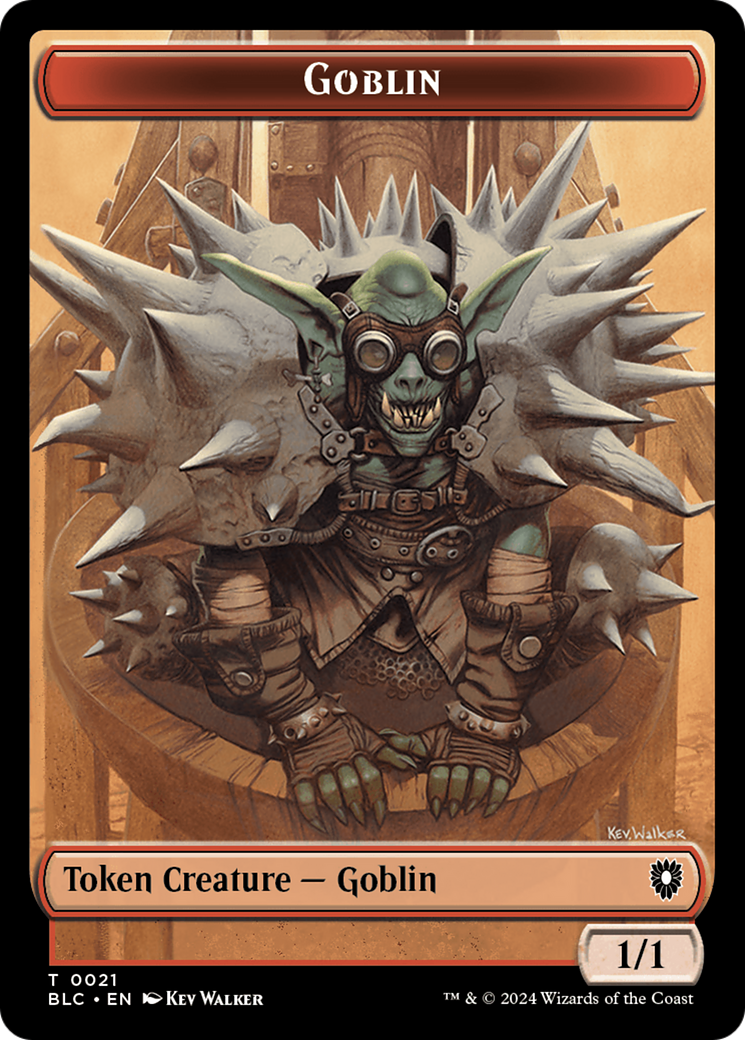 Illusion // Goblin Double-Sided Token [Bloomburrow Commander Tokens] | Good Games Modbury