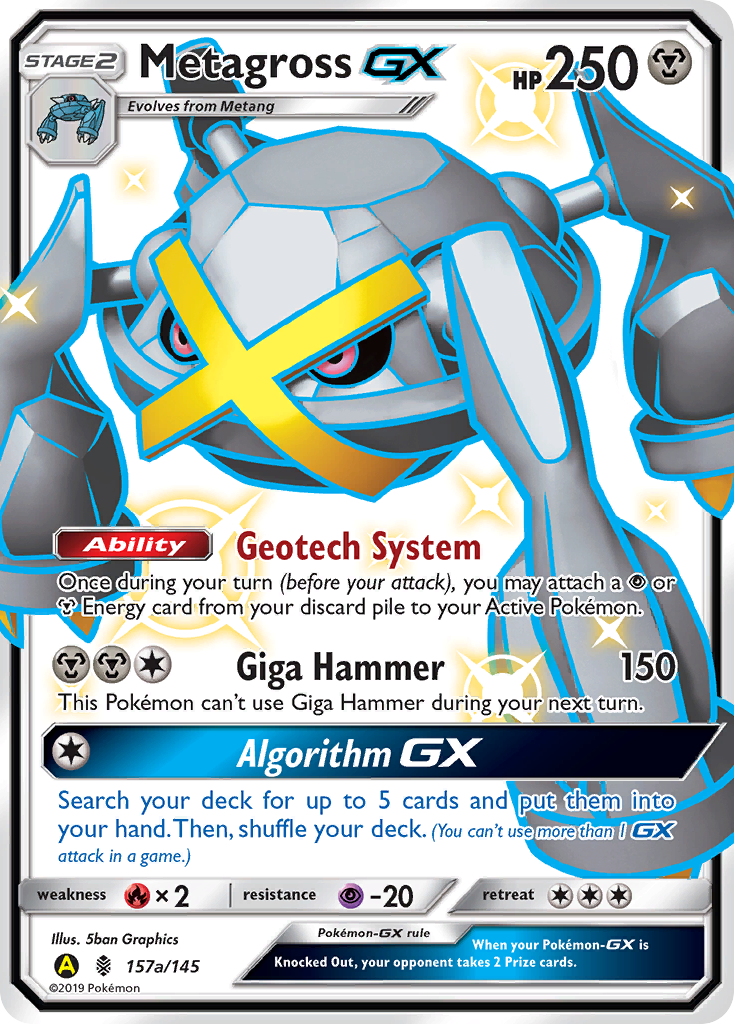 Metagross GX (157a/145) [Alternate Art Promos] | Good Games Modbury