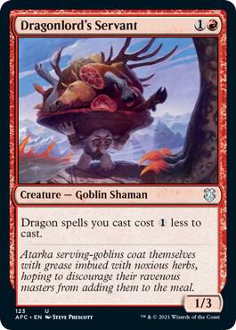 Dragonlords Servant 123/62 (Commander: Adventures in the Forgotten Realms)  | Good Games Modbury