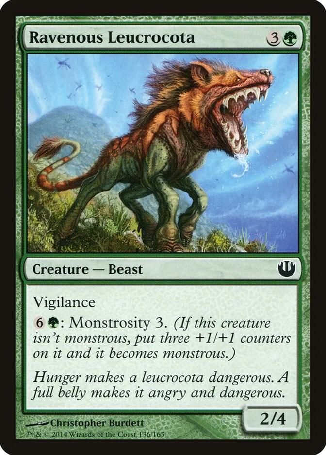 Ravenous Leucrocota 136/165 (Journey Into Nyx)  - Foil | Good Games Modbury
