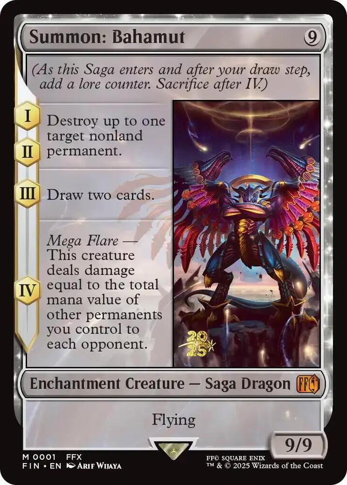 Summon Bahamut 1s/116 (Prerelease Cards)  - Foil | Good Games Modbury