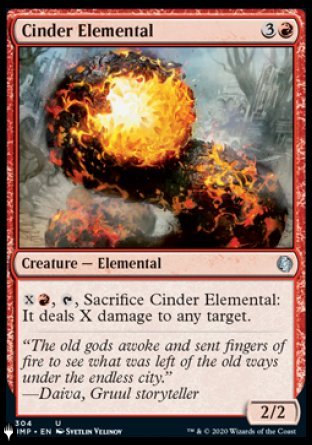 Cinder Elemental [The List] | Good Games Modbury